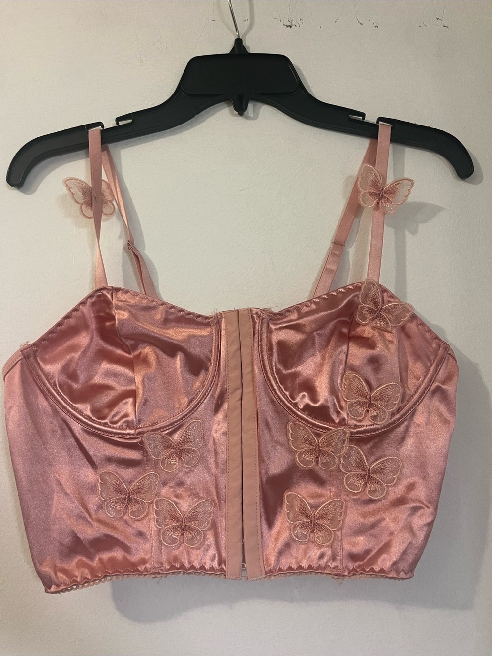 Pink Corset Top with Clasps